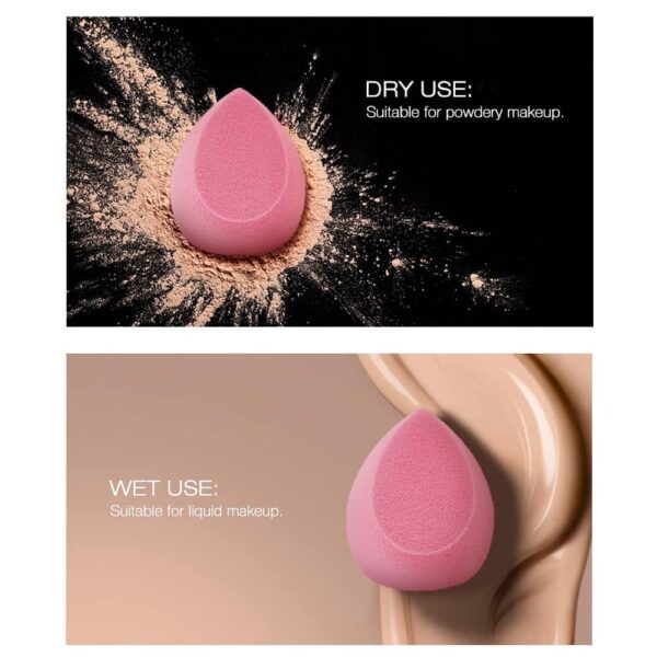 O.TWO.O SOFT & SMOOTH MICROFIBER BEAUTY BLENDER (PINK)