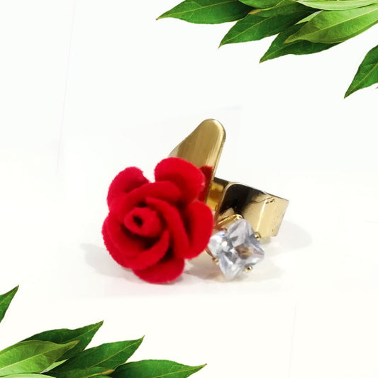 2in1 Red Rose Ring