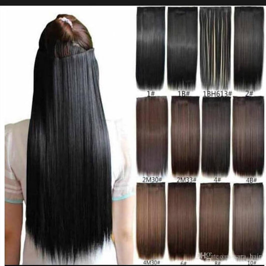 Hair extensions are available