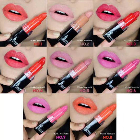 Mukka Colour Lipstick (Pack of 8)