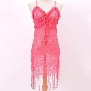 01A Ruffle Lace Sexy Transparent Lingerie