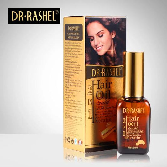 DR Rashel Hair Oil Gold 2 in 1 and Beard  oil