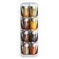 Drawer Store Spice Rack With Steel Bottles