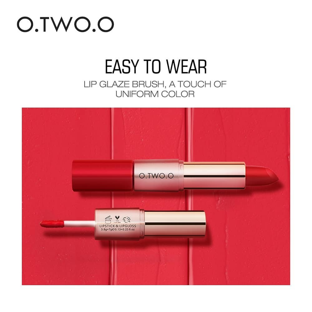 O.TWO.O 2 IN 1 LIPSTICK AND LIPGLOSS