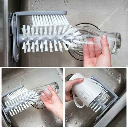 Glass Washer with double sided brush