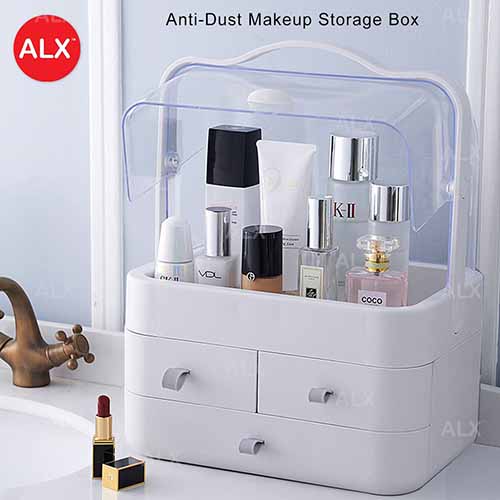 Cosmetic & Jewelry Organizer Dust-safe Covered