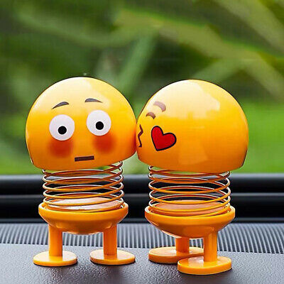 Funny Smiley Emoji Face Springs Dancing Toys