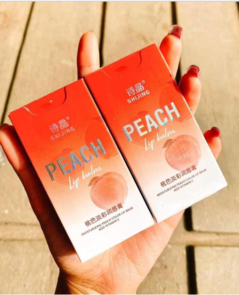 Peach Lip Balm Pack of 3