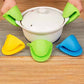 Silicone Hot Pot Holder Cooking Finger Protector