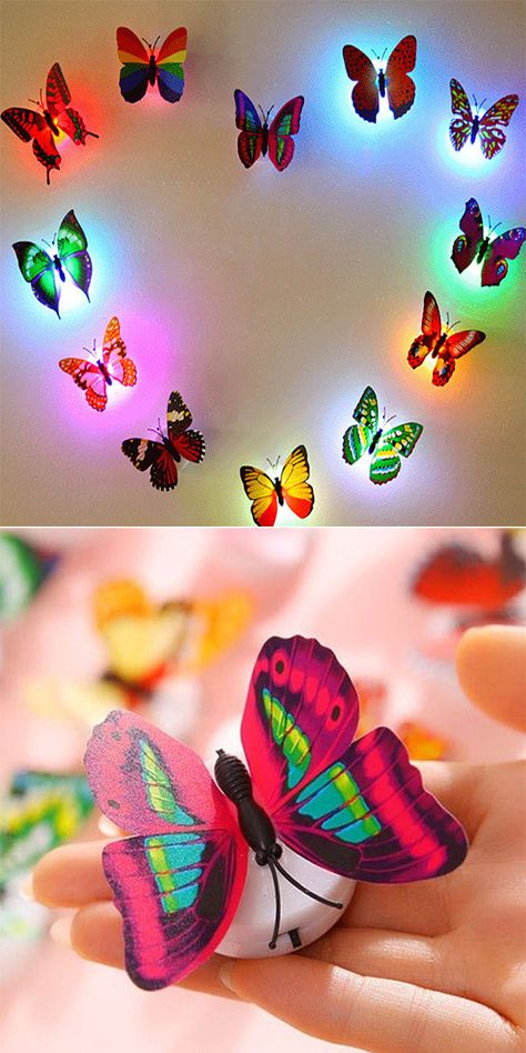Different Color Butterfly Indoor Light