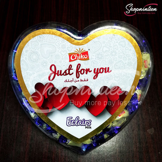 Heart Just For you Eclairs milk Candy