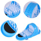 Plastic Bath Shoe Pumice Slippers Foot Scrubber Shower Brush