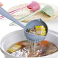 2 In 1 Long Handle Soup Spoon with Strainer Cooking Shovels