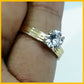 Amazing Golden Daimond Ring