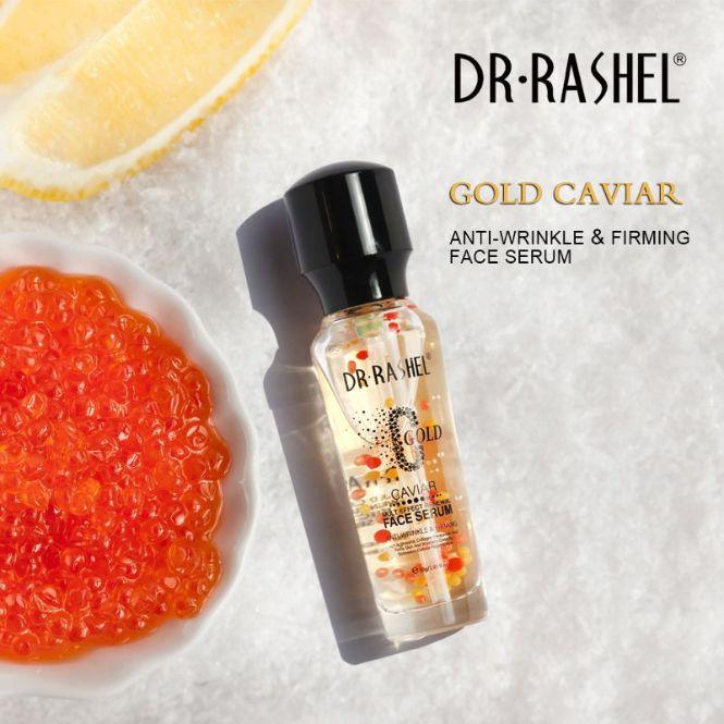 Dr.Rashel C Gold Caviar Multi Effect Renewal Face Serum For Anti Wrinkle