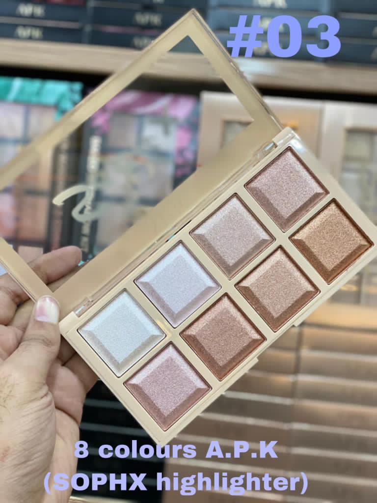 APK 8in1 PROFESSIONAL Highlighter PALETTE
