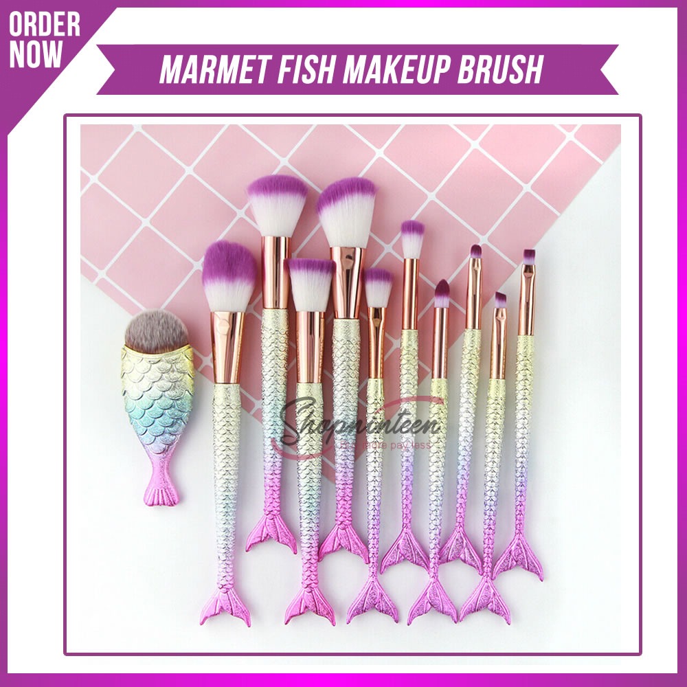Mermaid Makeup Brush set