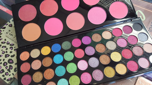 48 Color eyeshadow and 10 color Blusher Pallet