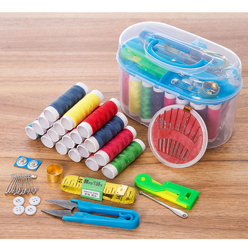 42pcs Sewing Accessories Portable Sewing Box