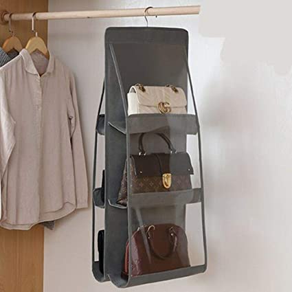 6 Pocket Foldable Hanging Bag