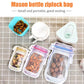 3 PCS Mason Bag Jar Zipper Bags Food Storage/Reusable