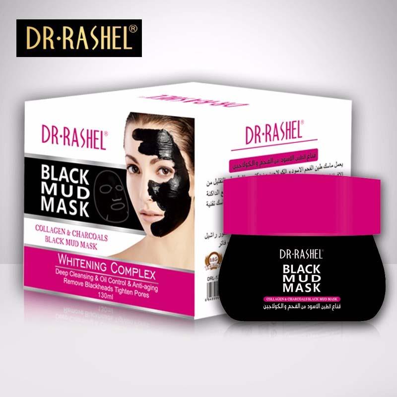 Dr.Rashel Collagen & Charcoal Black Mud Mask For Whitening