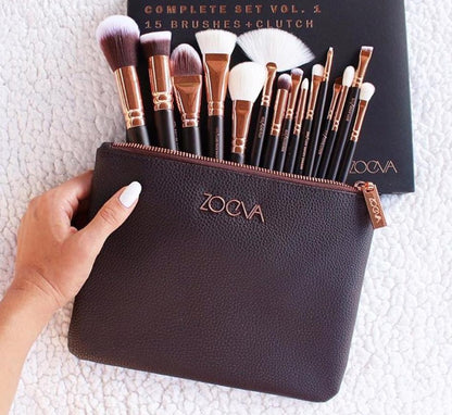 Zoeva Complete Brush Set Black and Brown