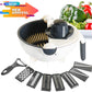 Multifunctional Rotate Vegetable Cutter With Drain Basket