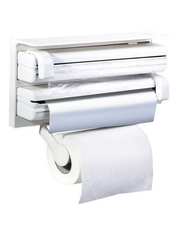 3-In-1 Kitchen Paper Roll Dispenser Holder Rack Storage For Paper Towel