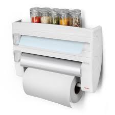 3-In-1 Kitchen Paper Roll Dispenser Holder Rack Storage For Paper Towel