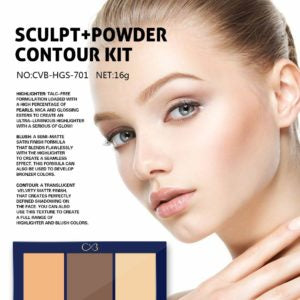 CVB 3 in 1 Kit Sculpt+Powder Contour Kit