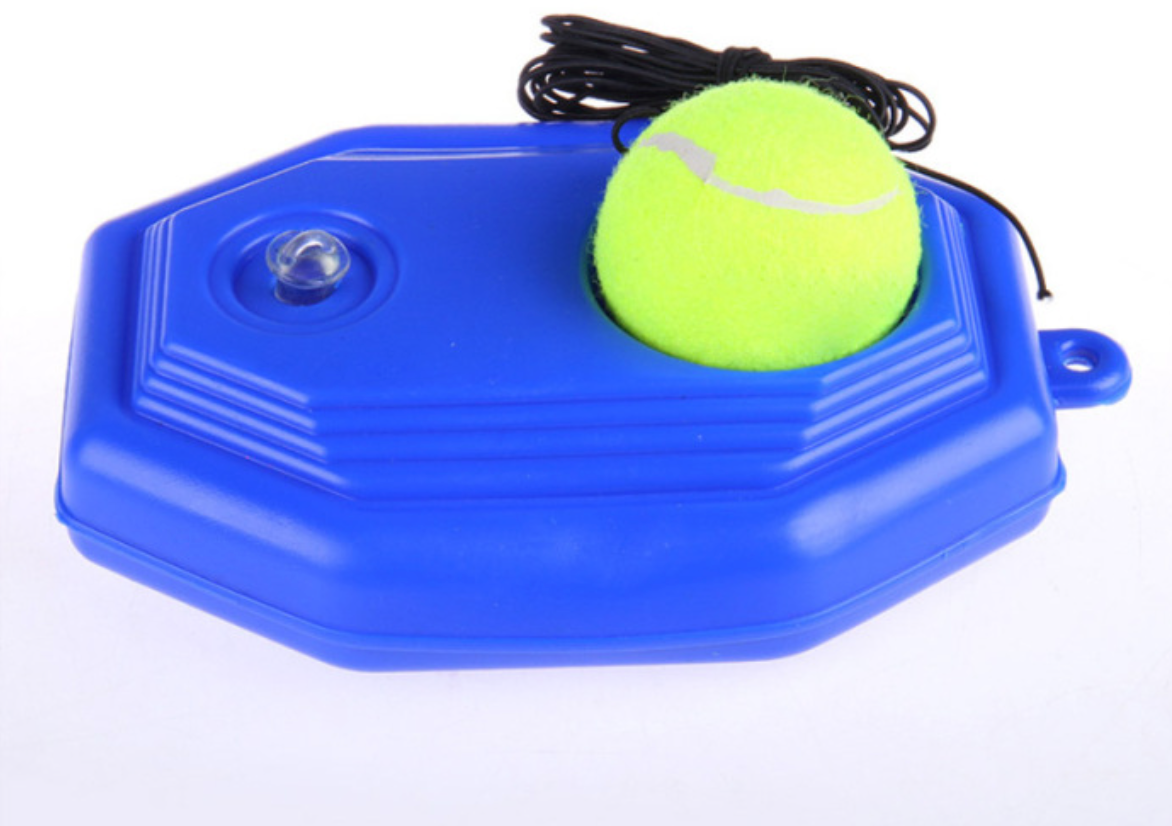 Portable Base Practice Lawn Net Training Rebounder Swing Tool Tennis Trainer