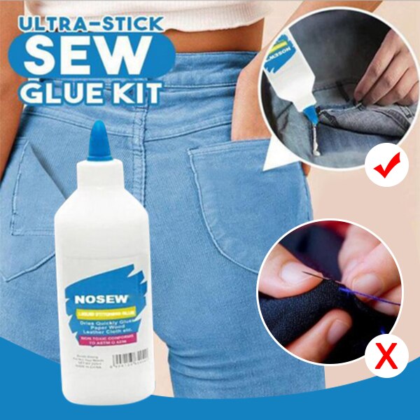Ultra-stick Sew Glue Durable Stitch Liquid Sewing Glue