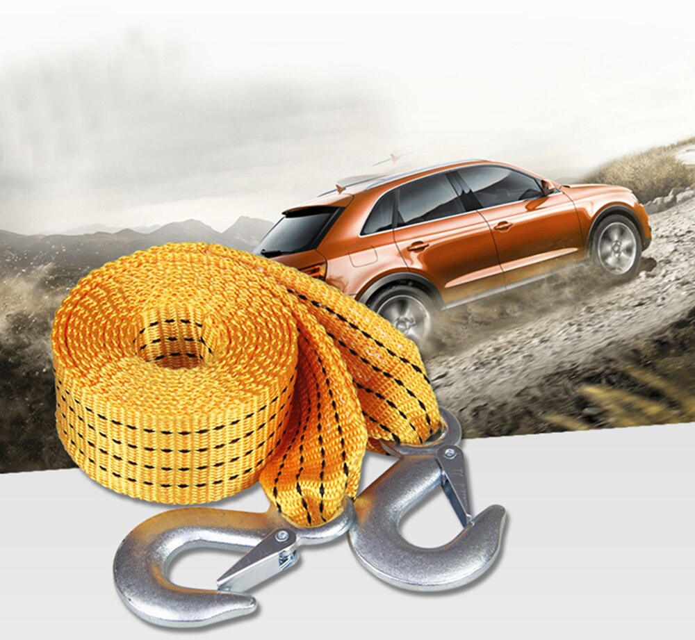 4M 3 Tons Tow Rope Car Safety First Aid Traction Pull