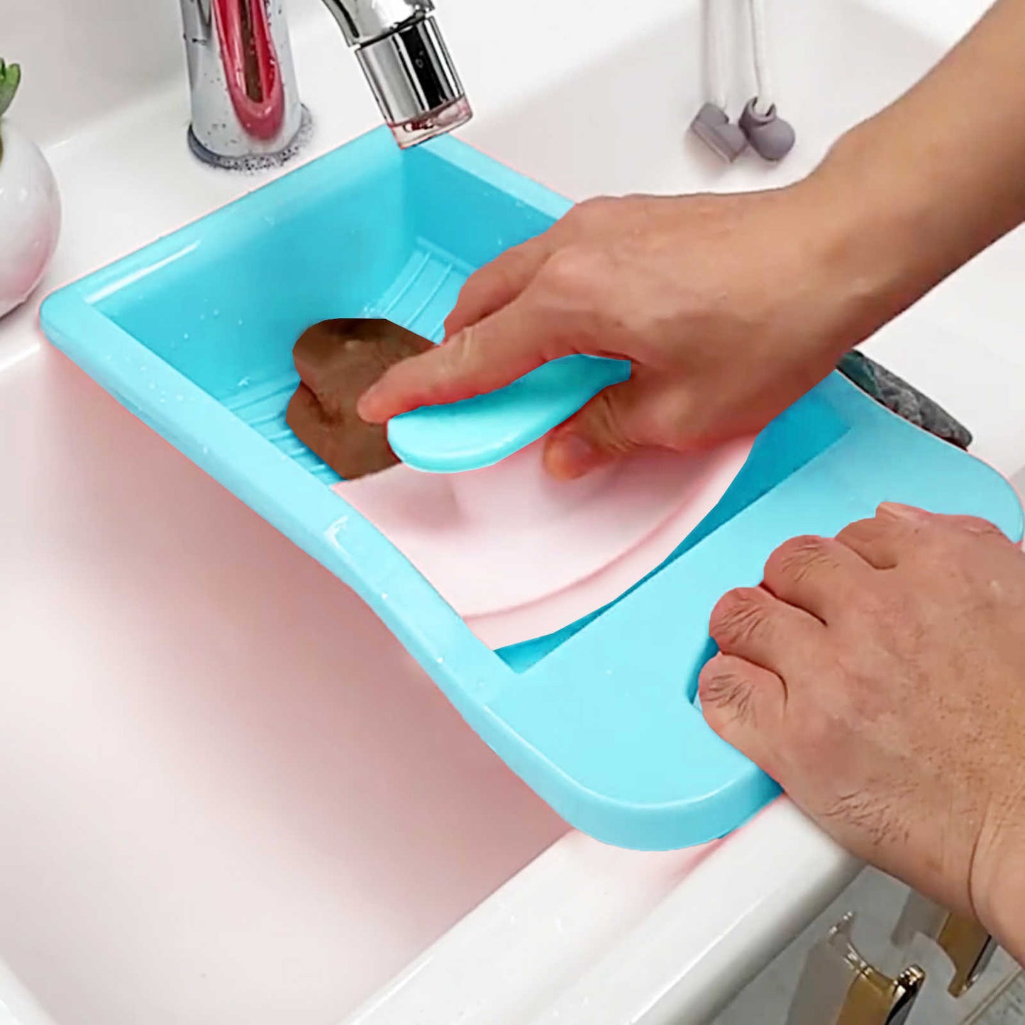 Mini Washboard Non-slip Household Clothes Washing Board