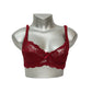 01A  Lace Pattern Non Wired Non Padded Bra (21692)