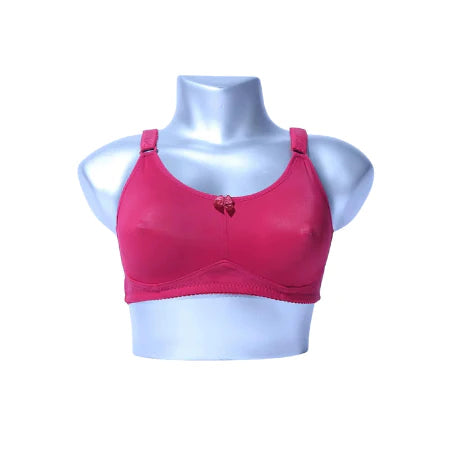 01A Non Padded Non Wired Milky Bra - Burgundy (1000)