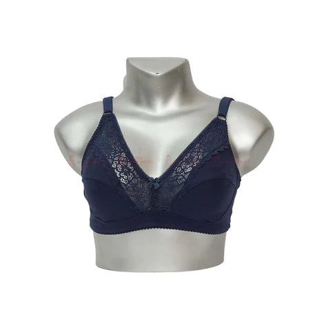01A Lace Pattern Every Day Bra Non Padded Non Wired (21690)