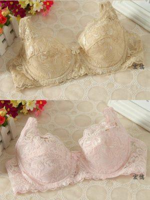 01A Lace Comfortable Pushup Underwire Bra in 4 Colors (596)