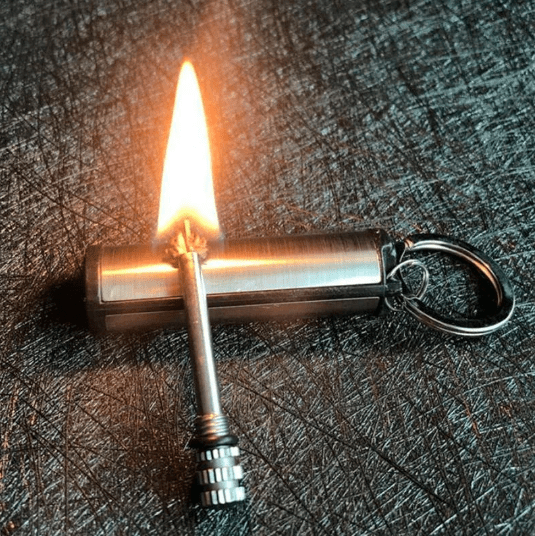 Refillable Permanent Match Box Lighter