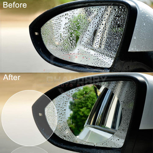 2pcs Car Rearview Mirror Rainproof