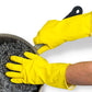 Gloves Smooth Rubber Washcloth Household Cleaning House Garden Kitchen Dishwashing Mittens