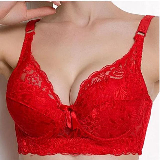 01A Lace Comfortable Pushup Underwire Bra in 4 Colors (596)