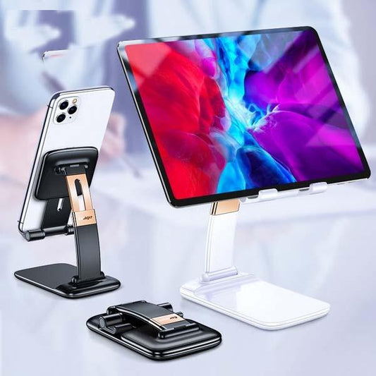 Fully Foldable Compact iPad And Cell Phone Adjustable Stand