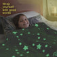 Children's Night Fluorescent Blanket Coral Flannel Glow Flannel