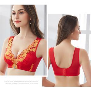01A Women Lace Embroidered Padded Bra