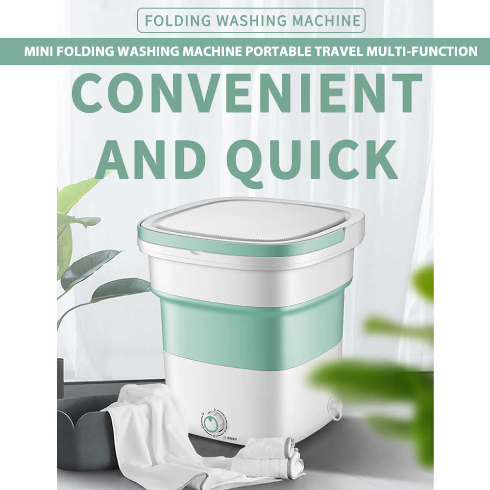 Mini folding washing machine portable travel multi-function